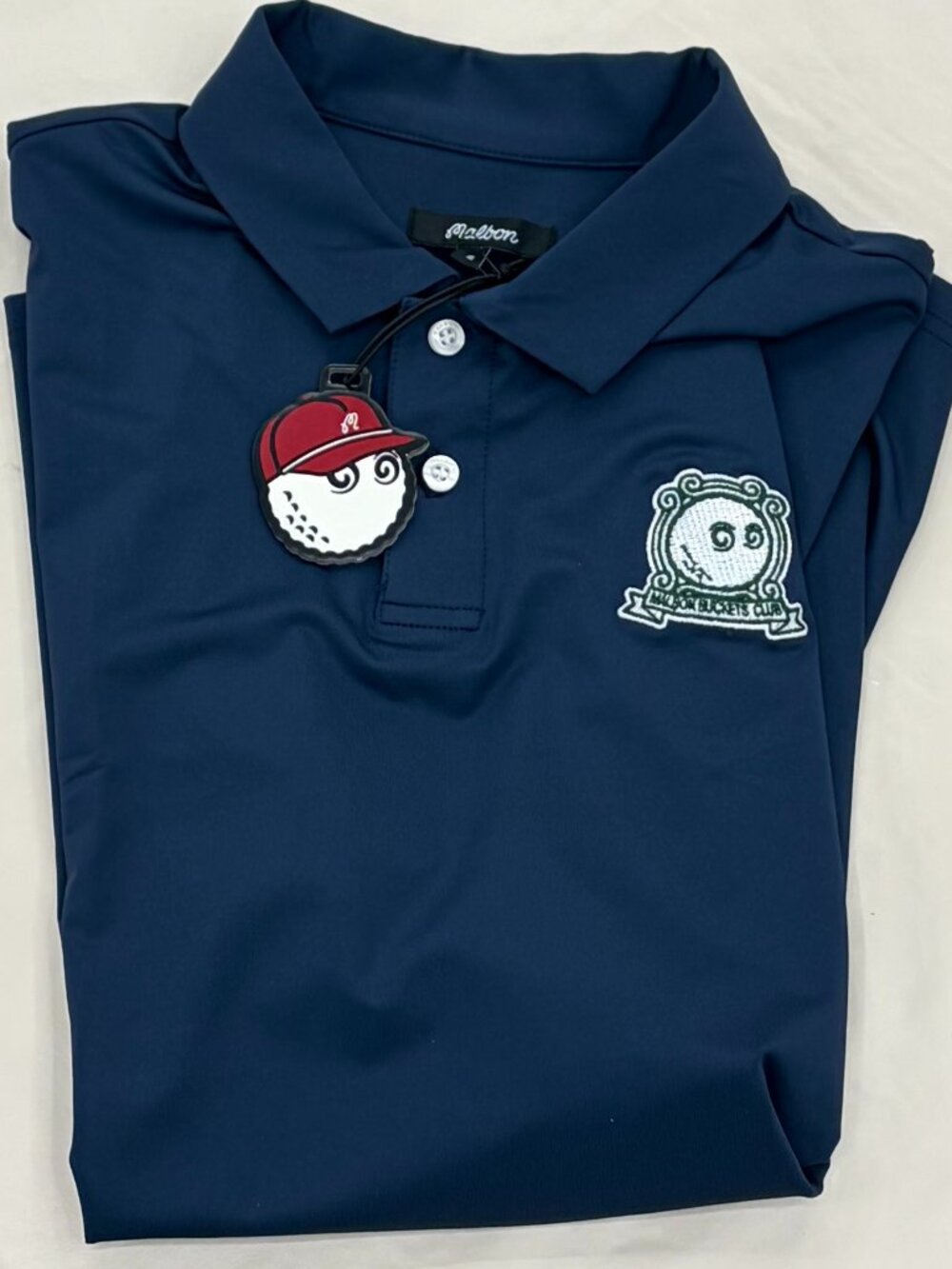 Malbon Buckets Club Performance Pique Polo